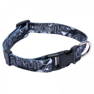 Akcesoria Ripndip Dark Twisted Fantasy Pet Collar Czarne Białe | PLV3416R