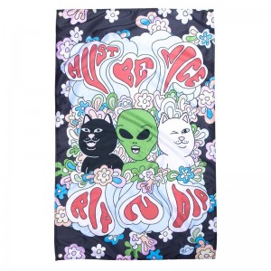 Akcesoria Ripndip Flower Child Banner Czarne | PLL3593I