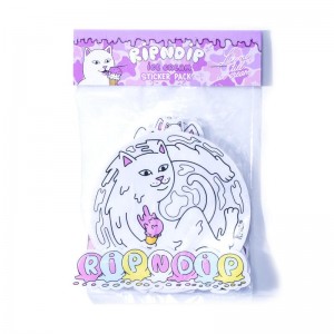 Akcesoria Ripndip Ice Cream Sticker Pack Kolorowe | PLU3555Z