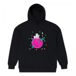 Bluza z Kapturem Ripndip Buddies In Space Czarne | PLZ3147U