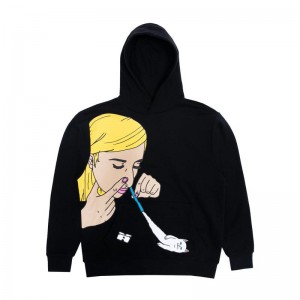 Bluza z Kapturem Ripndip Coco Nermal Czarne | PLL3172I