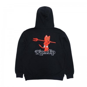 Bluza z Kapturem Ripndip Devil Baby Czarne | PLH3196A