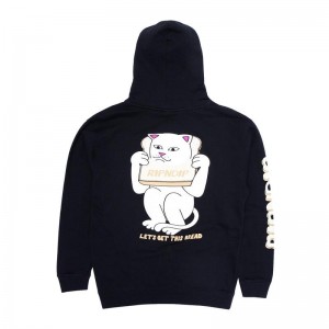 Bluza z Kapturem Ripndip Gluten Free Czarne | PLD3193F