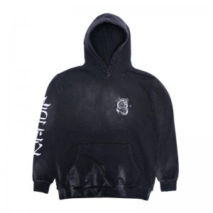 Bluza z Kapturem Ripndip Mystic Jerm Czarne Niebieskie | PLN3152W