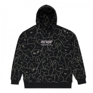 Bluza z Kapturem Ripndip Ripndip X Ur Special Czarne | PLX3148Y