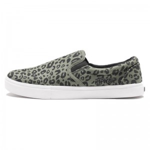 Buty Slip On Ripndip Spotted Slip On Oliwkowe | PLG2645S