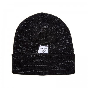 Czapka Ripndip Lord Nermal Żebrowany Czarne | PLL2702I