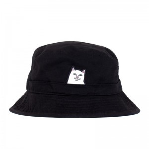 Kapelusze Wiadro Ripndip Lord Nermal Czarne | PLA2694H