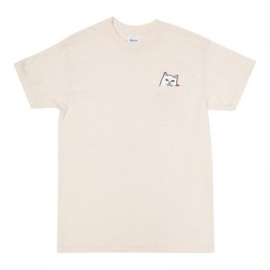 Koszule Ripndip Be Mine Nermal Pocket Beżowe | PLD2856F