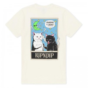 Koszule Ripndip Friends Share Beżowe | PLU2831Z