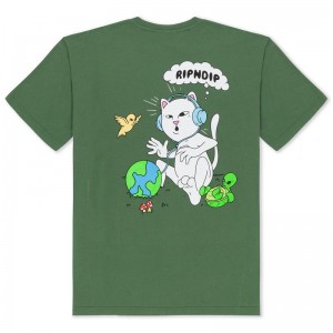 Koszule Ripndip I Like Turtles Oliwkowe | PLG2840S