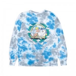 Long Sleeve Ripndip Waiting In Heaven Głęboka Niebieskie Niebieskie | PLN3063W