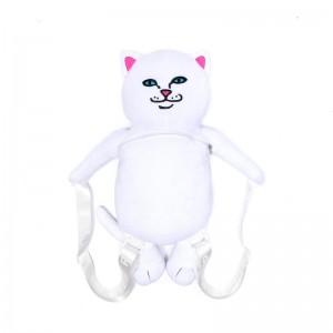 Plecaki Ripndip Lord Nermal Plush Białe | PLM3366Q