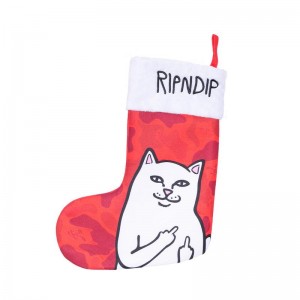 Skarpetki Ripndip Lord Nermal Christmas Stocking Czerwone | PLR3254V