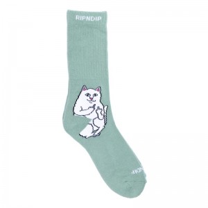 Skarpetki Ripndip Lord Nermal Jasny Zielone | PLJ3286P