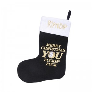 Skarpetki Ripndip Merry Christmas Christmas Stocking Czarne | PLE3253B