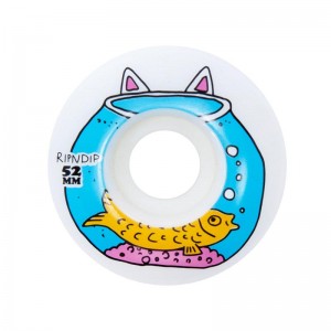 Skateboard Ripndip Finding Nermio Wheels Białe | PLX3316Y