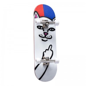 Skateboard Ripndip Lord Nermal Mini Czerwone Niebieskie | PLS3352G