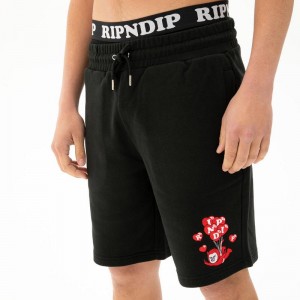 Spodenki Ripndip Cupids Nightmare Sweat Czarne | PLR2802V