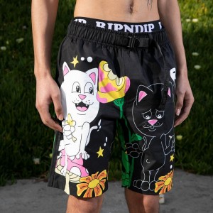 Spodenki Ripndip Friday Jr Swim Czarne | PLT2803C