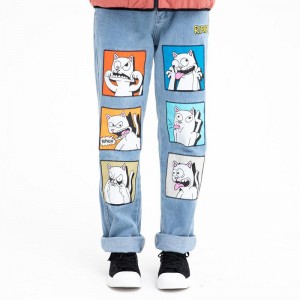 Spodnie Ripndip Frustration Denim Niebieskie | PLO3020K