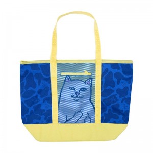 Torby Tote Ripndip Baja Nylon Beach Niebieskie | PLM3250Q