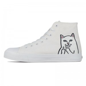 Wysokie Ripndip Lord Nermal High-Top Białe | PLR2660V